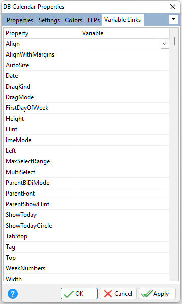 DBCalendar_VarLinks