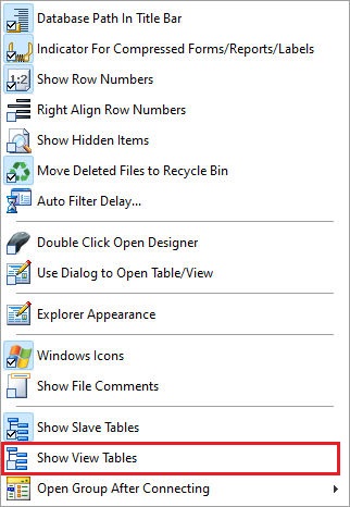 DBExplorer_Settings_ShowViewTables