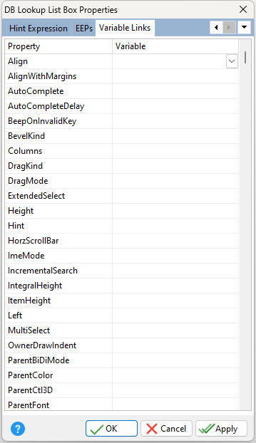 DBLookupListBox_VarLinks