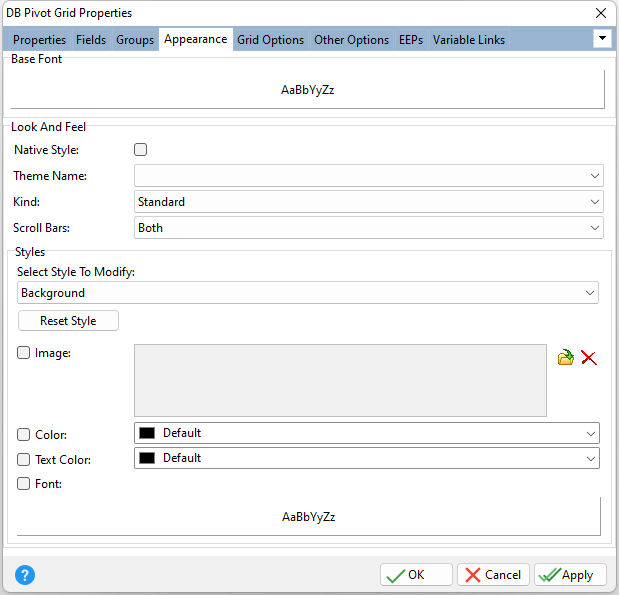 DBPivotGrid_Appearance