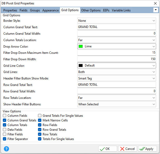 DBPivotGrid_GridOptions