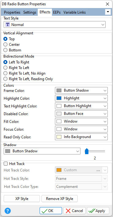 DBRadioButton_Effects