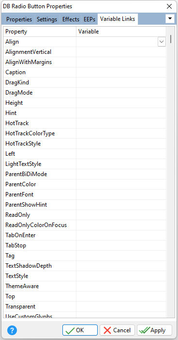 DBRadioButton_VarLinks