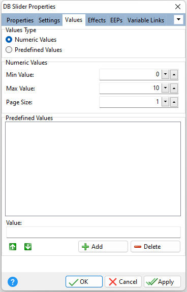 DBSlider_Values