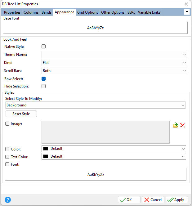 DBTreeList_Appearance