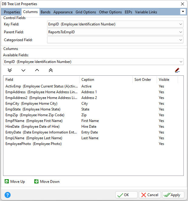 DBTreeList_Columns