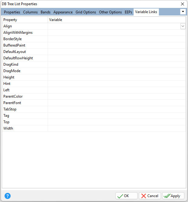 DBTreeList_VarLinks