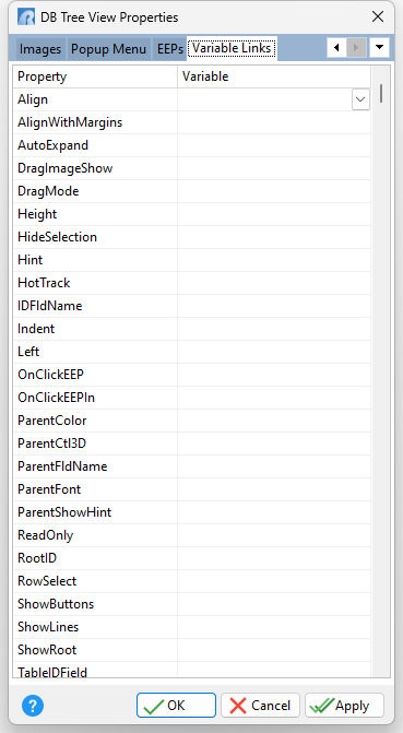 DBTreeView_VarLinks