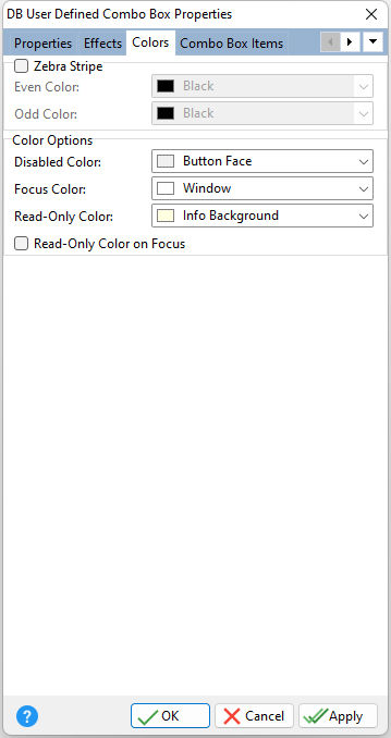 DBUserDefinedComboBox_Colors