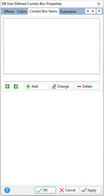 DBUserDefinedComboBox_ComboBoxItems