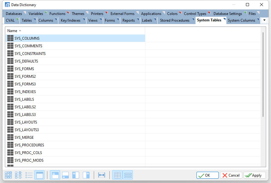 DD_SystemTables