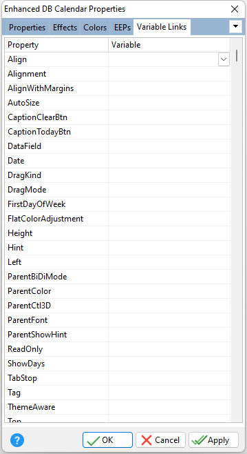 EDBCalendar_VarLinks