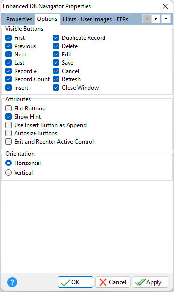 EnhancedDBNavigator_Options
