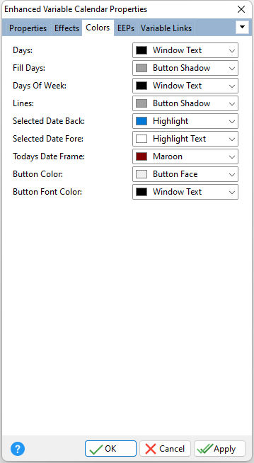 EVarCalendar_Colors
