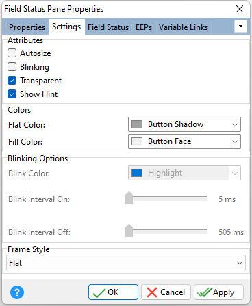 FieldStatus_Settings