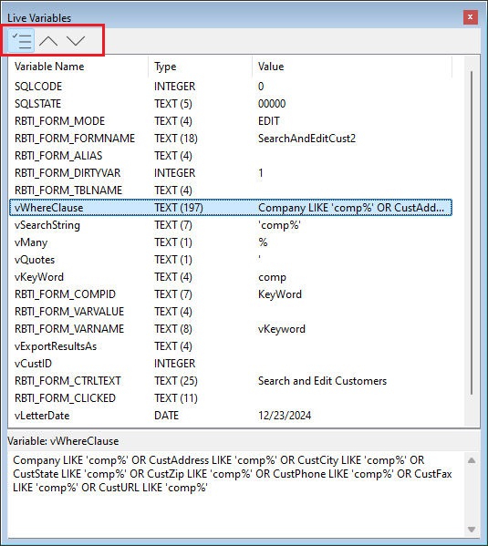 LiveVariables_Sorting