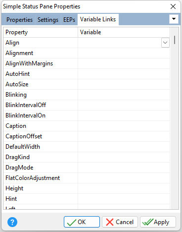 SimpleStatusPane_VarLinks