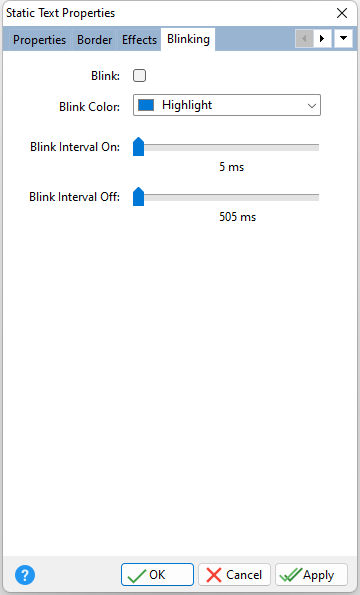 StaticText_Blinking