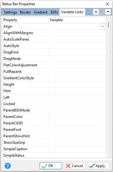 StatusBar_VarLinks