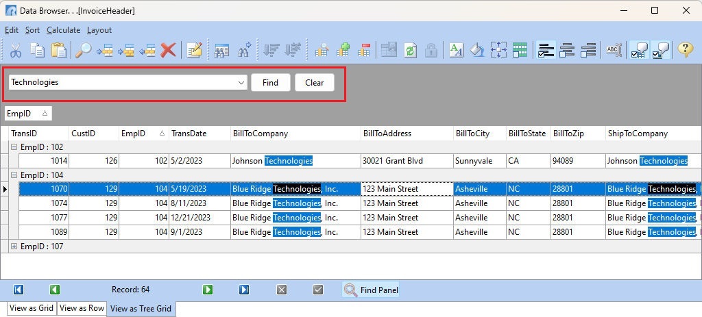 TreeGrid_NewFindPanel