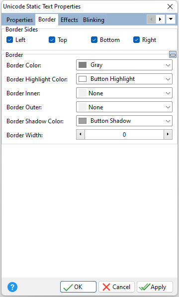 UnicodeStaticText_Border