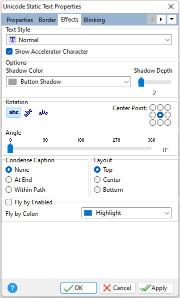 UnicodeStaticText_Effects