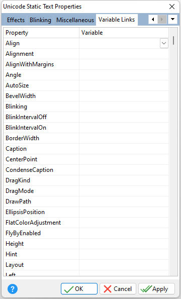 UnicodeStaticText_VarLinks