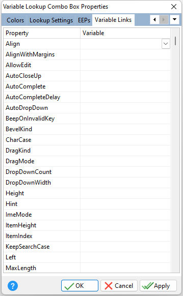 VarLookupComboBox_VarLinks