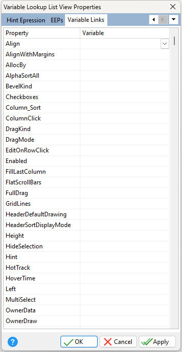 VarLookupListView_VarLinks