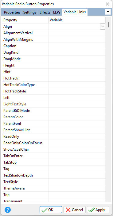 VarRadioButton_VarLinks