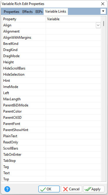 VarRichEdit_VarLinks