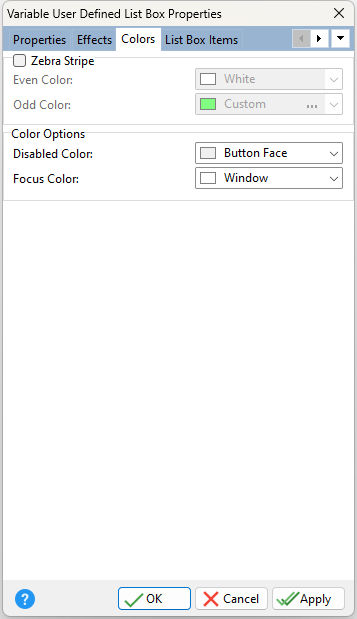 VarUserDefinedListBox_Colors
