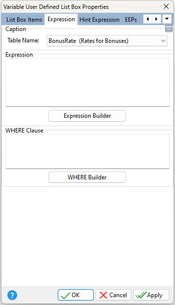 VarUserDefinedListBox_Expression