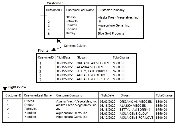 Flights_View_Structure